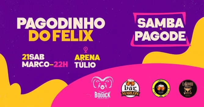 Imagem do PAGODINHO DO FELIX - ARENA TULIO (ARCOS MG)