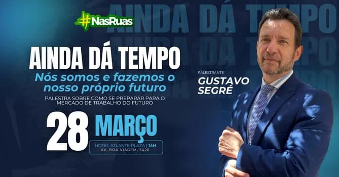 Imagem do Palestra AINDA DÁ TEMPO