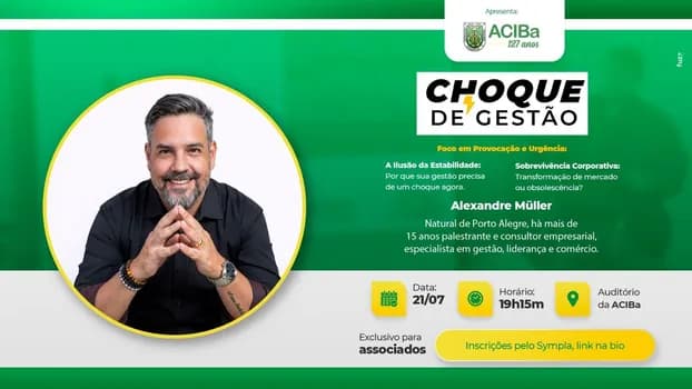 Imagem do Palestra Choque de Gestão