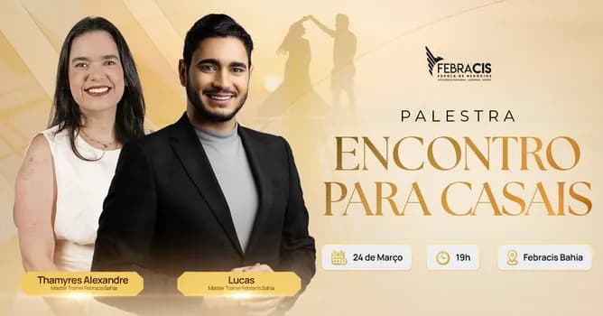 Imagem do PALESTRA ENCONTRO PARA CASAIS