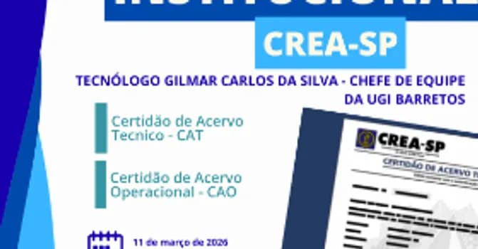 Imagem do PALESTRA INSTITUCIONAL CREA-SP