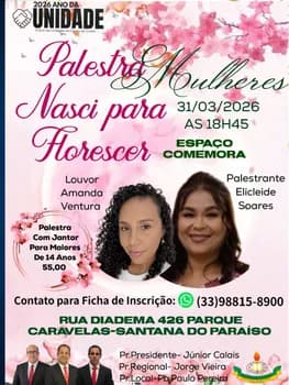 Imagem do PALESTRA NASCI PARA FLORESCER