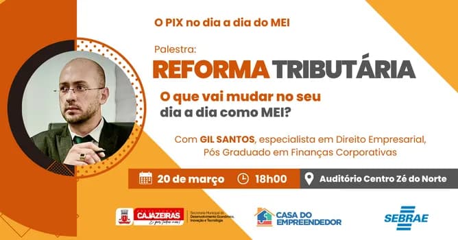 Imagem do PALESTRA: PIX NO DIA A DIA DO MEI