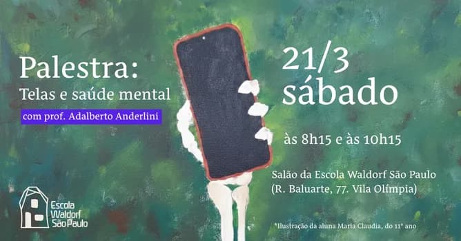 Imagem do Palestra: Telas e saúde mental