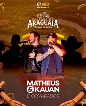 PANCADA DO ARAGUAIA MATHEUS E KAUAN E CONVIDADOS em Barra do Garças