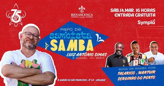Imagem do Papo de sambista é samba