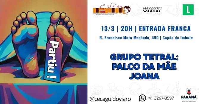 Imagem do Partiu! 13/03/26