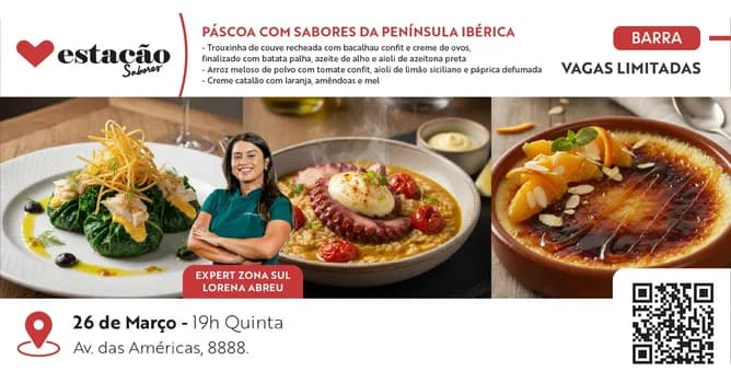 Imagem do Páscoa com sabores da península ibérica