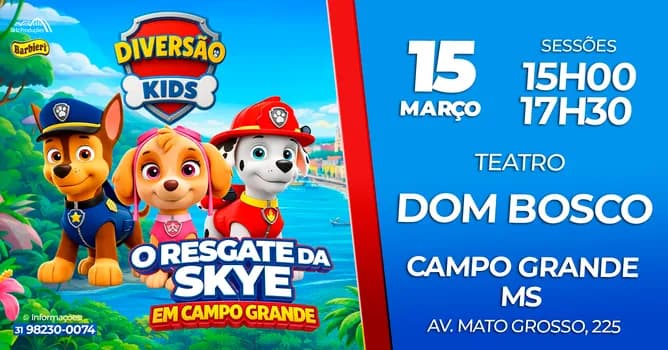 Imagem do PATRULHA  CANINA  AO VIVO  15 DE MARÇO