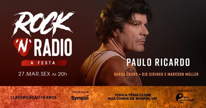 Imagem do Paulo Ricardo no Rock N Radio
