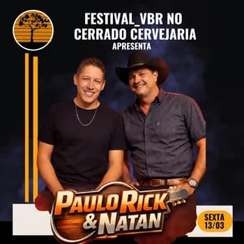 Imagem do Paulo Rick & Natan no Cerrado Cervejaria