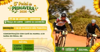 Pedal de Primavera em Carmo da Cachoeira
