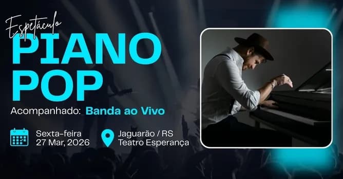 Imagem do PIANO POP e BANDA - Jaguarão / RS