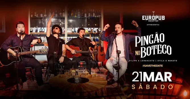 Imagem do Pingão no Boteco - EUROPUB (2ª edição)