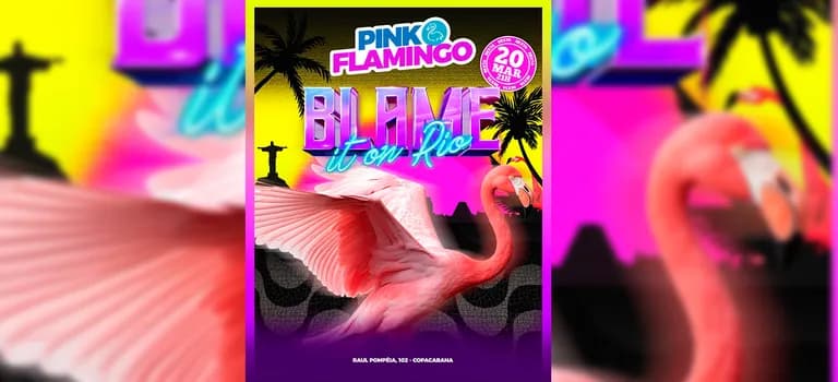 Imagem do Pink Flamingo | Blame it On Rio |Sexta  , 20 de Março