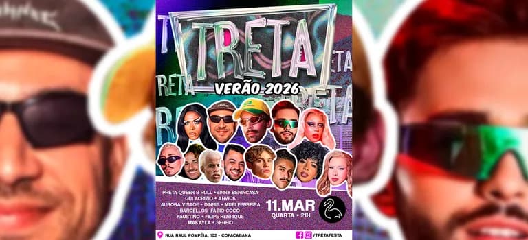 Imagem do Pink Flamingo |Treta Festa  - Quarta, 11 de Março