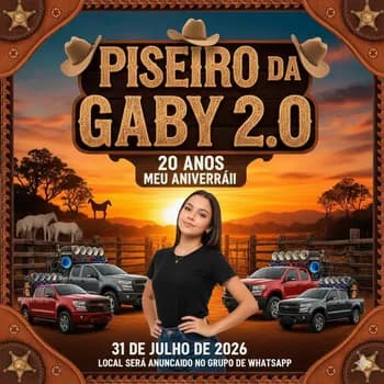 Piseiro da gaby 2.0 em Planaltina