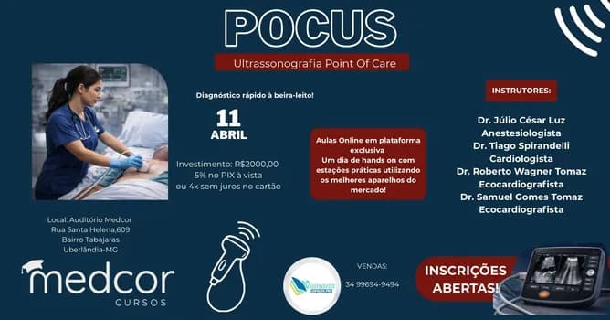 Imagem do POCUS - Ultrassonografia Point Of Care