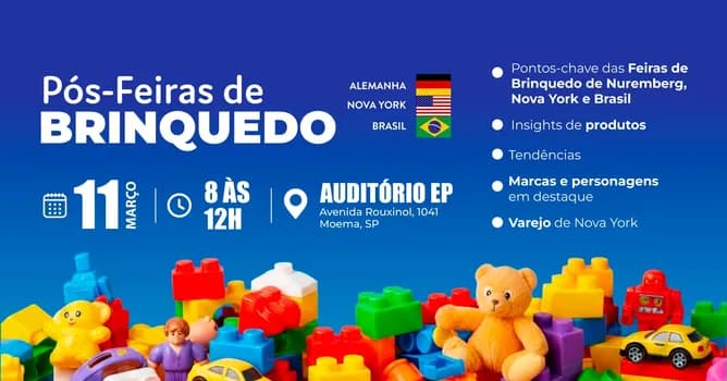 Imagem do Pós-Feiras de Brinquedos