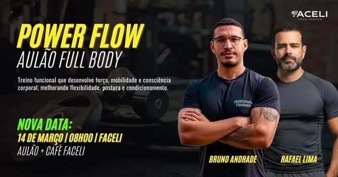 Imagem do POWER FLOW - AULÃO FULL BODY