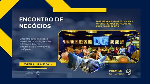Imagem do Premier Network - Encontro de Negócios