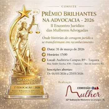 Imagem do PRÊMIO BRILHANTES NA ADVOCACIA - 2026
