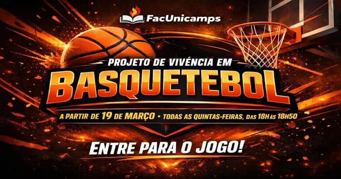Imagem do Projeto de Vivência em Basquetebol