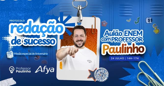 Imagem do PROTOCOLO REDAÇÃO DE SUCESSO