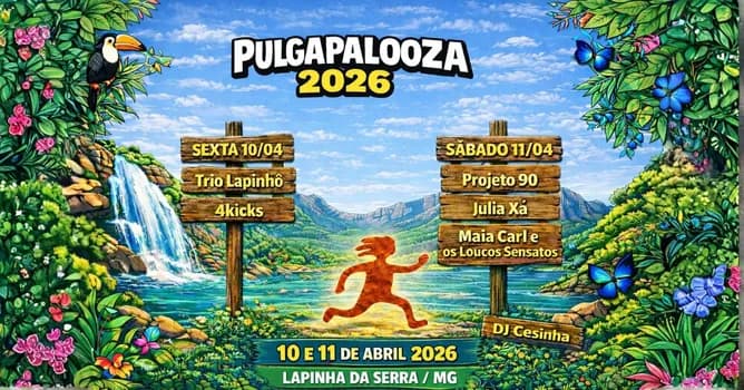 Imagem do Pulgapalooza 2026