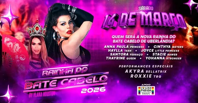 Imagem do QUEEN BATE CABELO 2026 BY YLANA