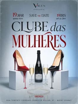 Imagem do QUI.19/03l Clube das mulheres