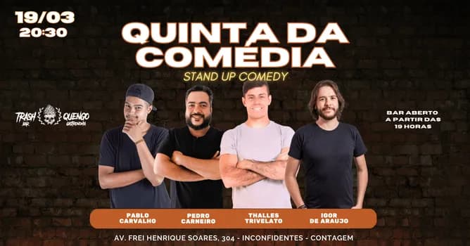 Imagem do Quinta da Comédia  - Stand up comedy no Trash Bar