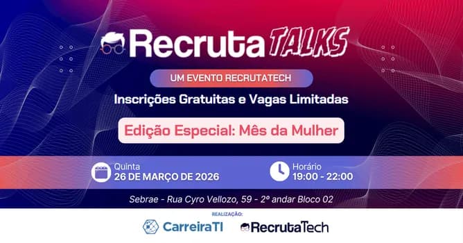 Imagem do RecrutaTalks - Um evento RecrutaTech