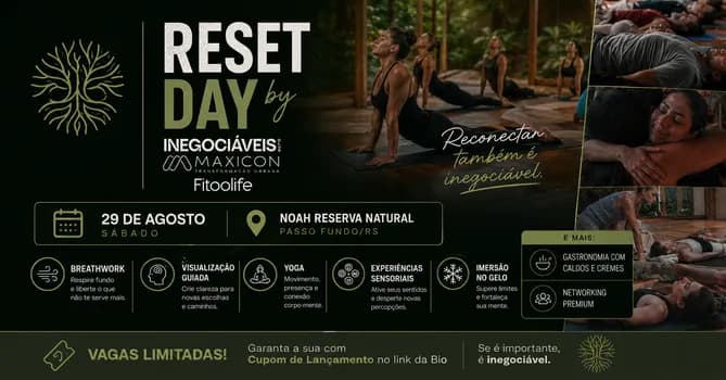 Imagem do RESET DAY - Inegociáveis Club e Maxicon