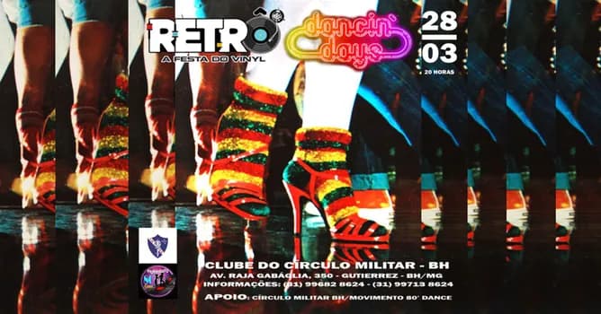 Imagem do RETRÔ - A FESTA DO VINIL - Edição: DANCIN' DAYS