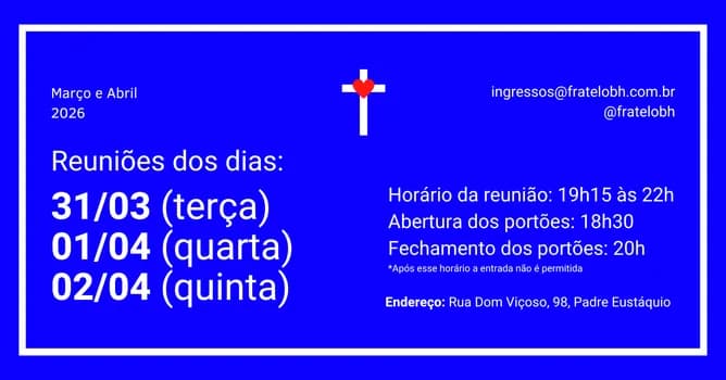 Imagem do Reuniões Presenciais 31/03, 01 e 02/04/2026