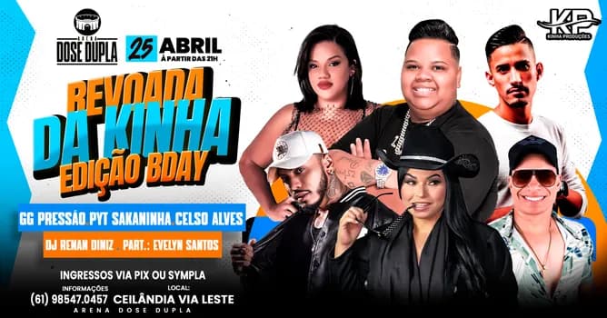 Imagem do Revoada da Kinha- Bday