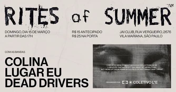 Imagem do RITES OF SUMMER