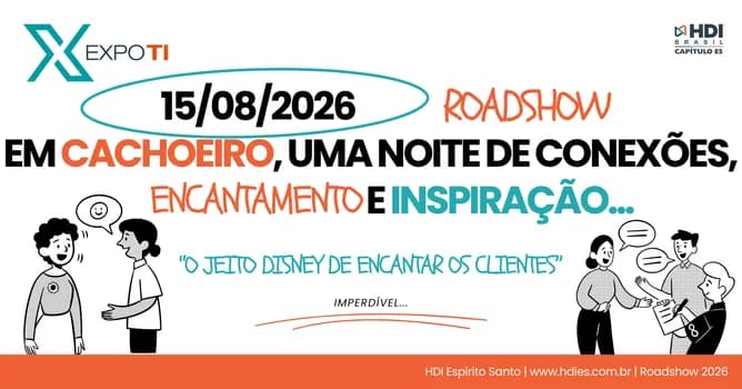 Imagem do Roadshow HDI-ES 2026 - Cachoeiro ES
