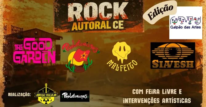 Imagem do Rock Autoral CE - Edição Galpão das Artes
