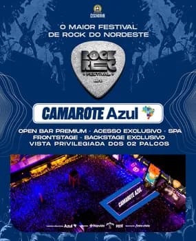 Imagem do ROCK REC FESTIVAL CAMAROTE AZUL ANO 03