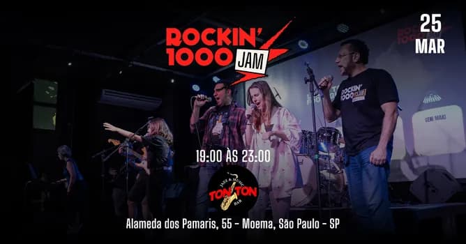Imagem do ROCKIN1000 JAM @ SÃO PAULO