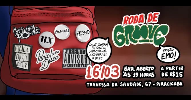 Imagem do RODA DE GROOVE - EMO!