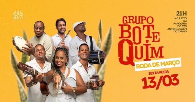 Imagem do Roda de Samba do Grupo Botequim - Edição de março