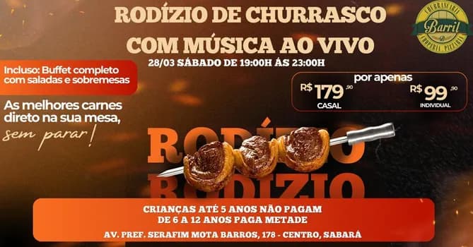 Imagem do Rodízio de carnes do Barril