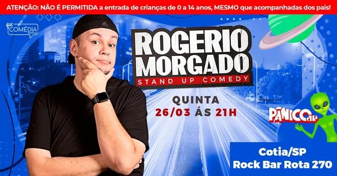 Imagem do ROGERIO MORGADO em COTIA - Stand up Comedy
