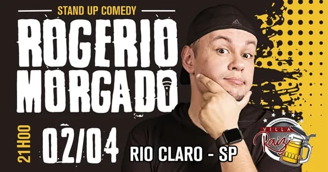 Imagem do Rogerio Morgado - Show Solo Stand Up Comedy