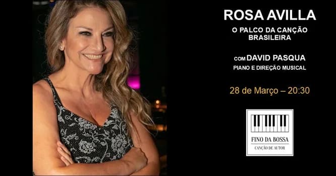 Imagem do Rosa Avilla no Fino da Bossa