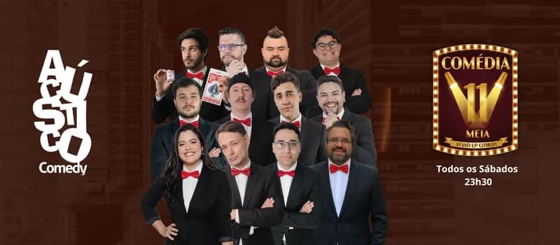 Imagem do SABADO COMEDIA ONZE E MEIA - STANDUP COMEDY 