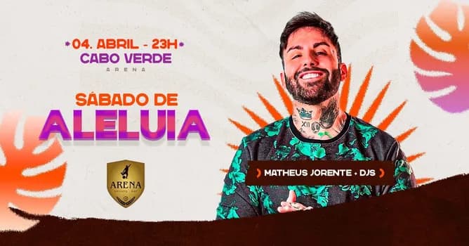 Imagem do SABADO DE ALELUIA - ARENA SOCIETY